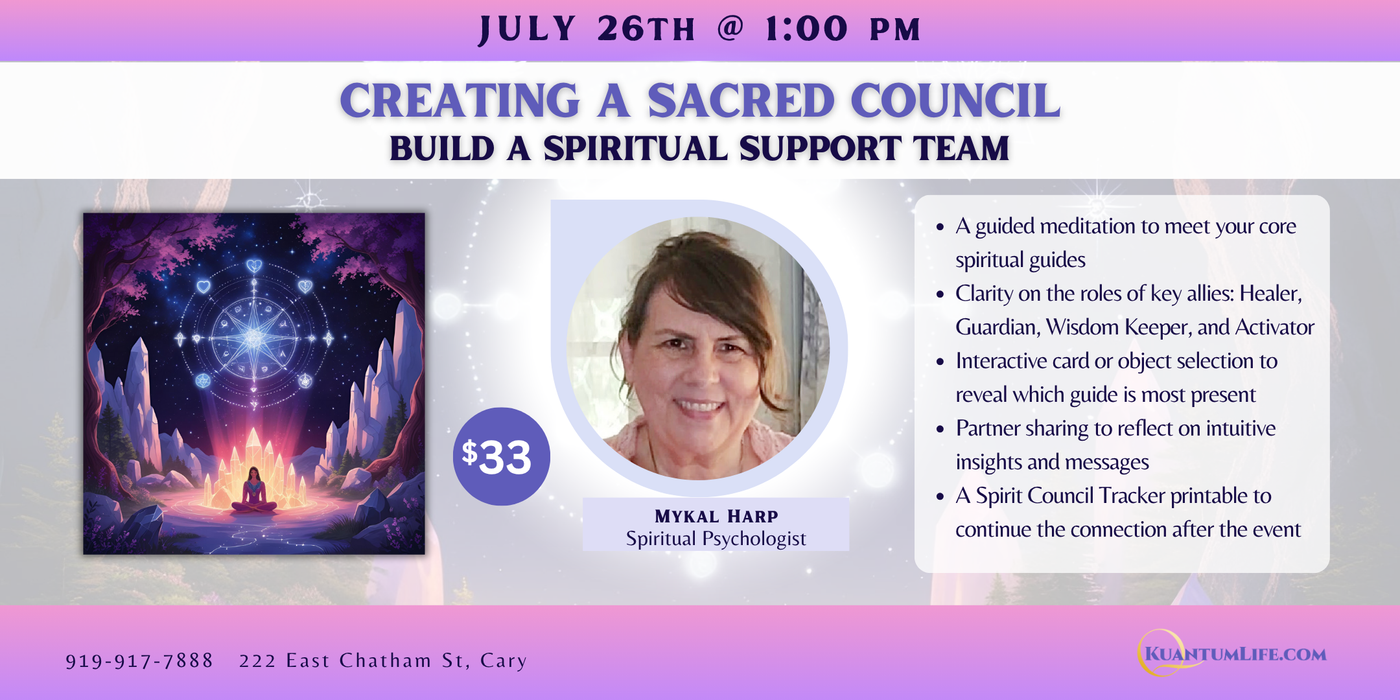 EVENT: 07/26 Build Your Spiritual Support Team
