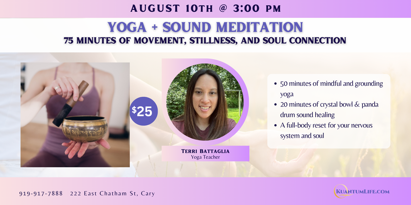 EVENT: 08/10 Yoga + Sound Meditation