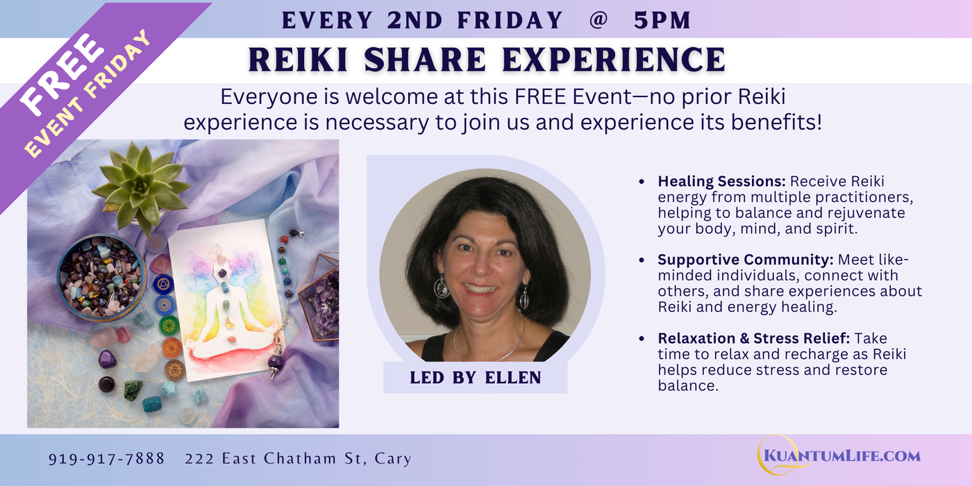 EVENT: 04/11 Usui/Holy Fire® Reiki Share Experience - Free Event