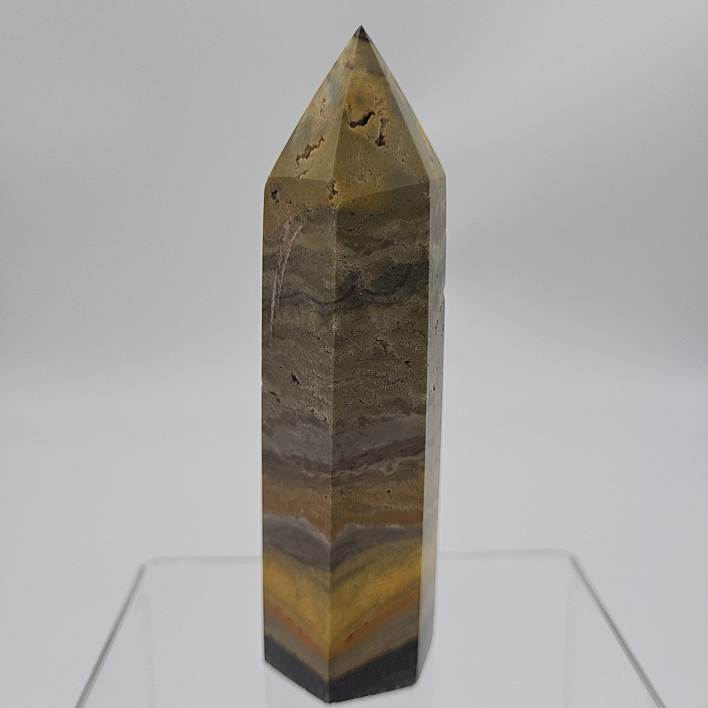 4.25" Bumblebee Jasper Tower