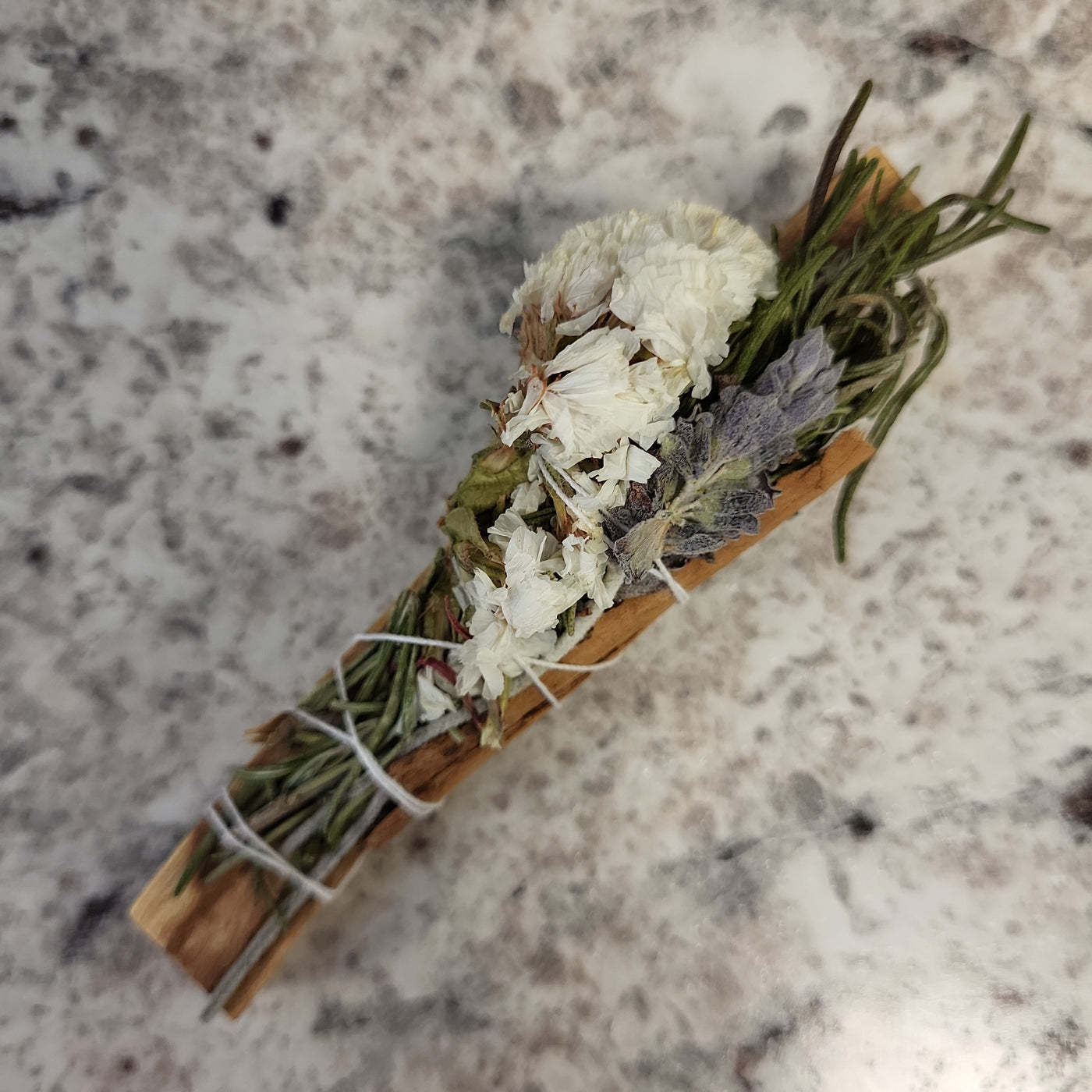 Palo Santo Floral Herb Smudge Stick 4"