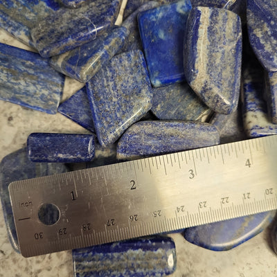 Lapis Lazuli Flat Pieces Tumbled