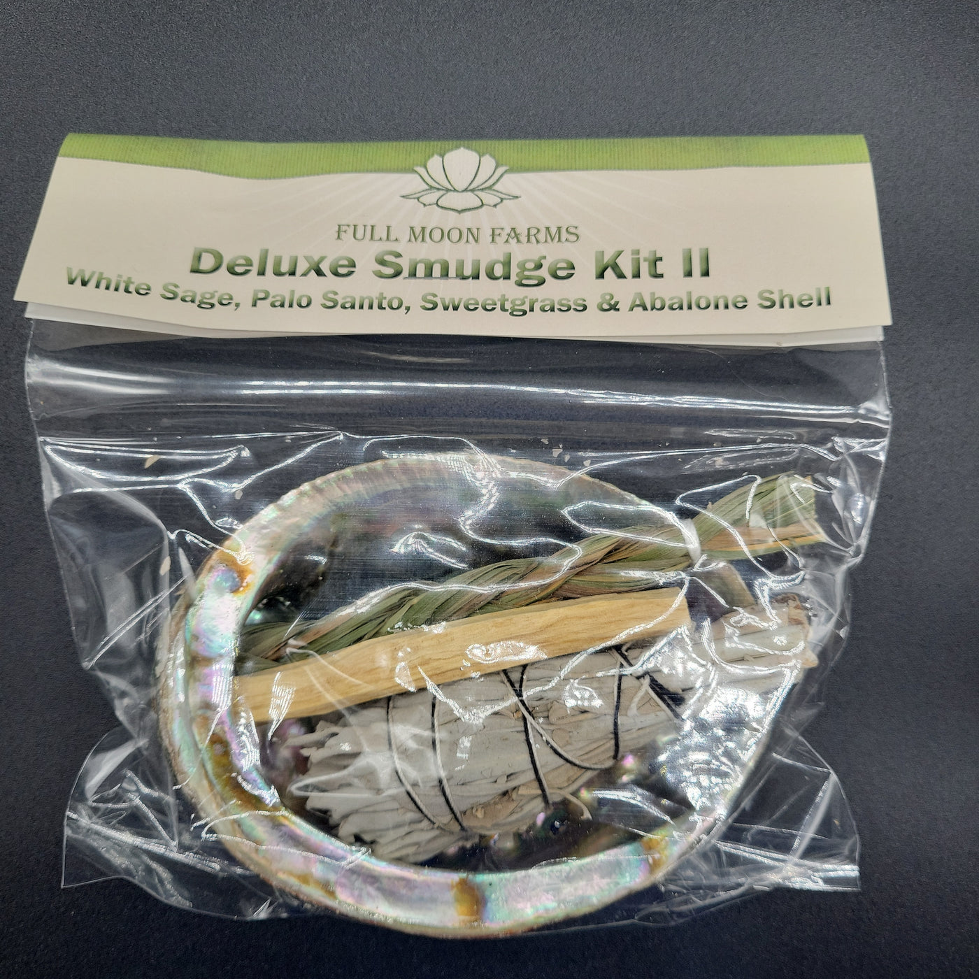 Deluxe Smudge Kit II- White Sage/Palo Santo/Sweetgrass #DSK2