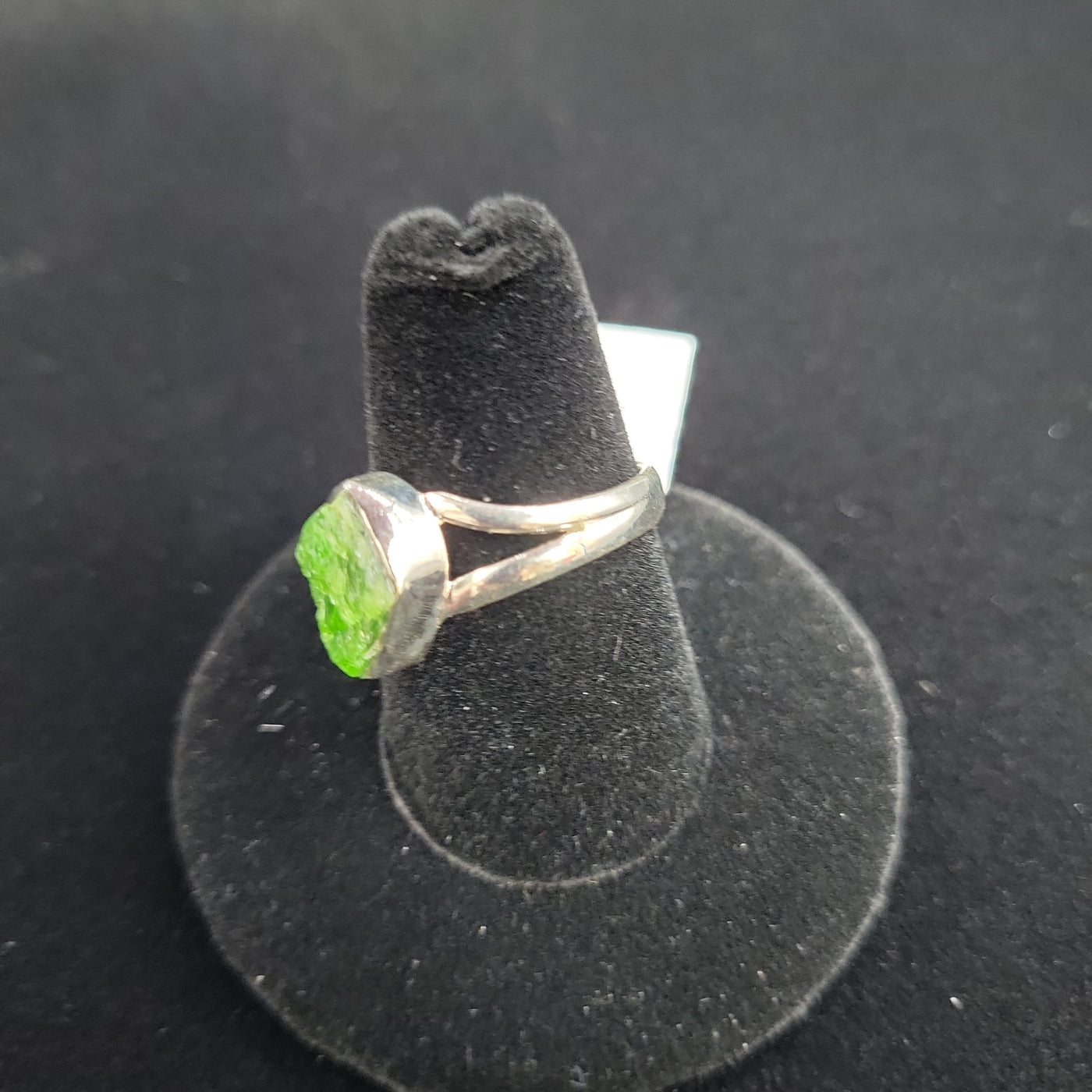 Sz8 Chrome Diopside Ring 925 Sterling Silver