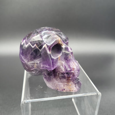 Chevron Amethyst Skull 2.75"