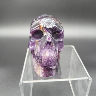 Chevron Amethyst Skull 2.75"