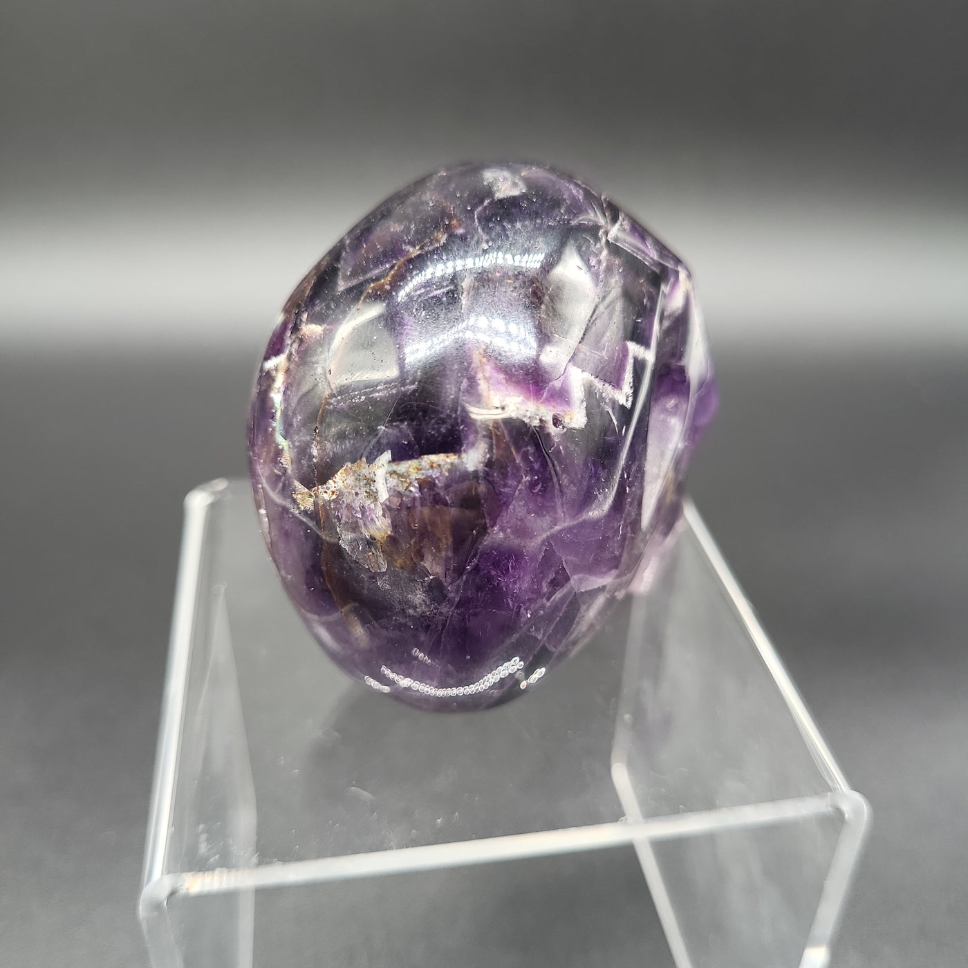 Chevron Amethyst Skull 2.75"