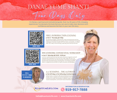 Breathwork Experiential Workshop w/ Danae Yume Shanti - Oct 5 @ 12pm