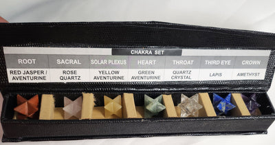 Merkabah Chakra Crystal Large Boxed Set 10"