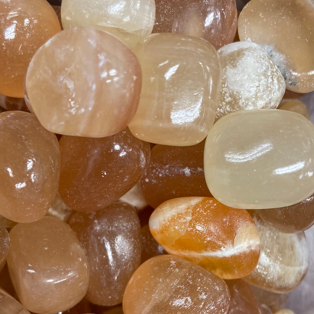 Honey Calcite - Tumbled