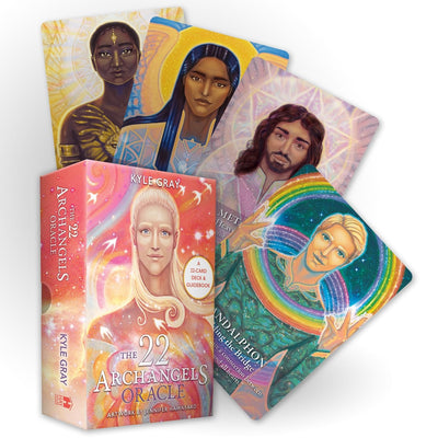 The 22 Archangels Oracle Cards by Kyle Gray (Author), Jennifer Hawkyard (Illustrator)