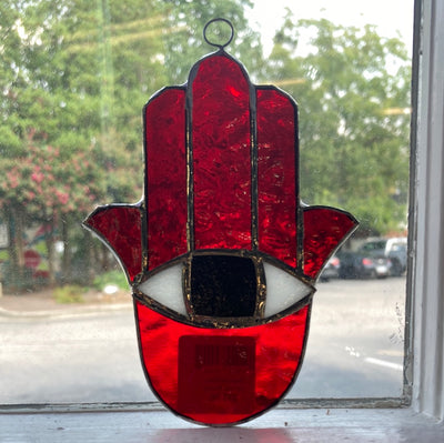 Hamsa w/Eye  Stained Glass