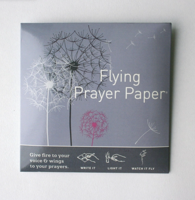 Dandelion Prayer Flying Wish Papers - Write it, Light it, Watch It Fly!