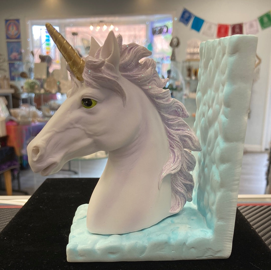 Magical Unicorn Bookends