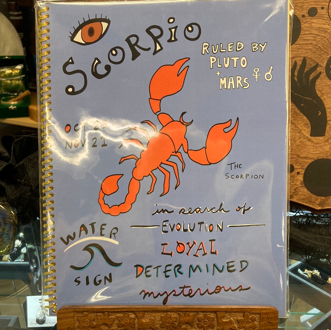 Scorpio Zodiac Spiral Journal