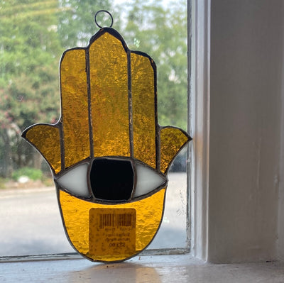 Hamsa w/Eye  Stained Glass