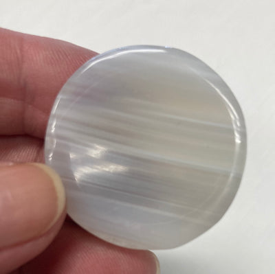 Banded Agate Worry Stone 1.65"