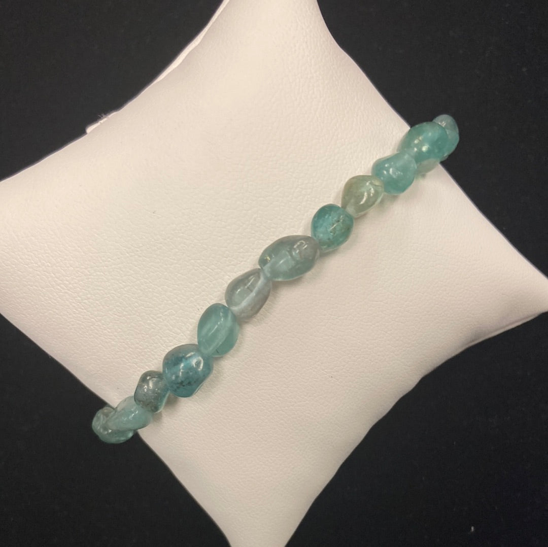 Apatite Freeform Beaded Bracelet