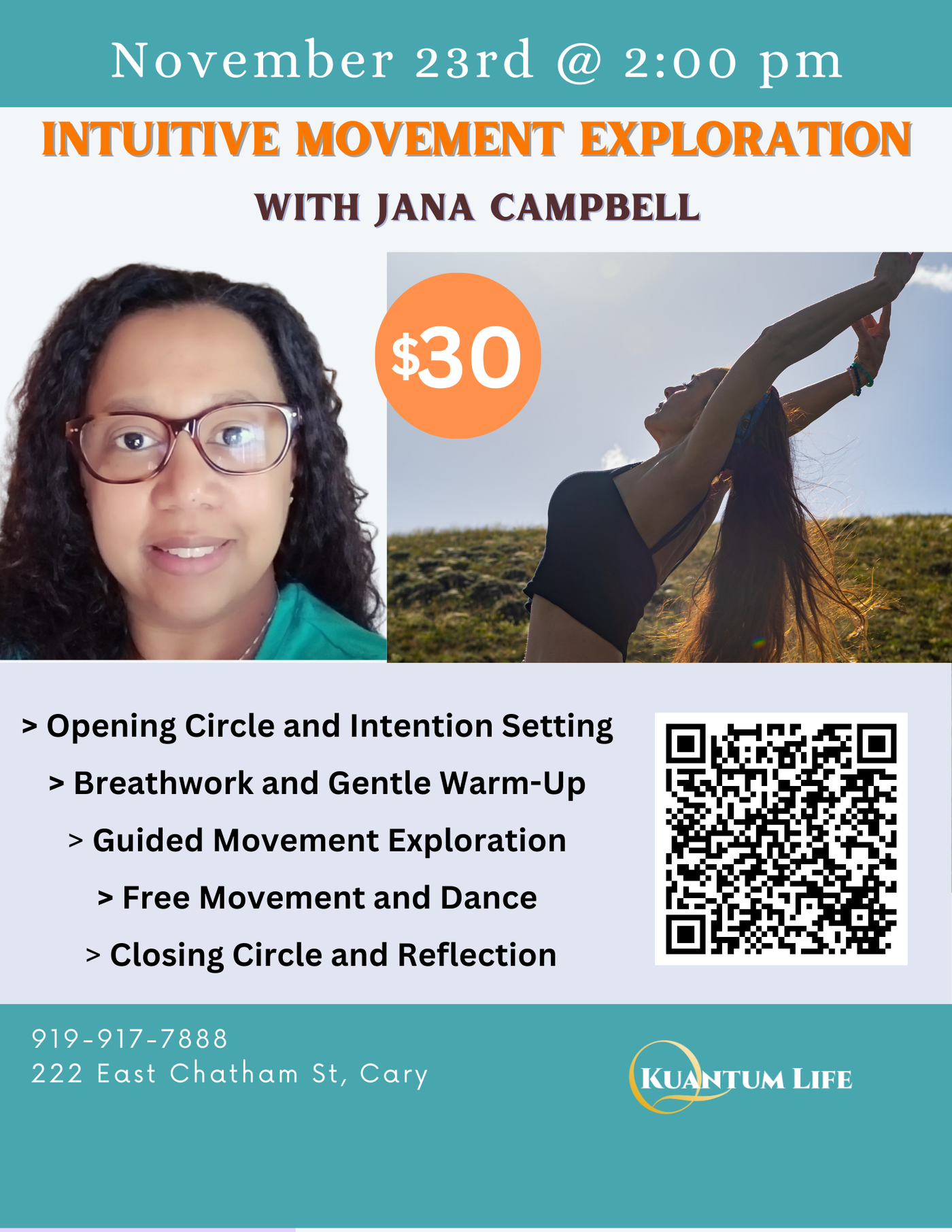 EVENT: Intuitive Movement Exploration with Jana Campbell