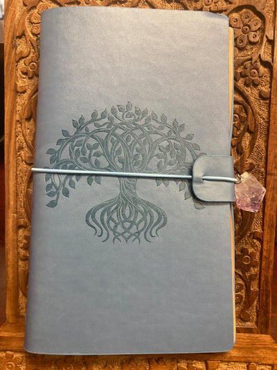 Tree Of Life Journal w/Crystal Leather