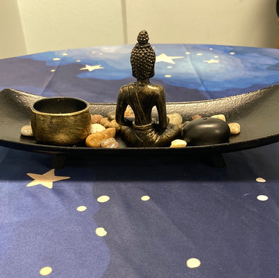 Zen Garden Candle & Incense Holder