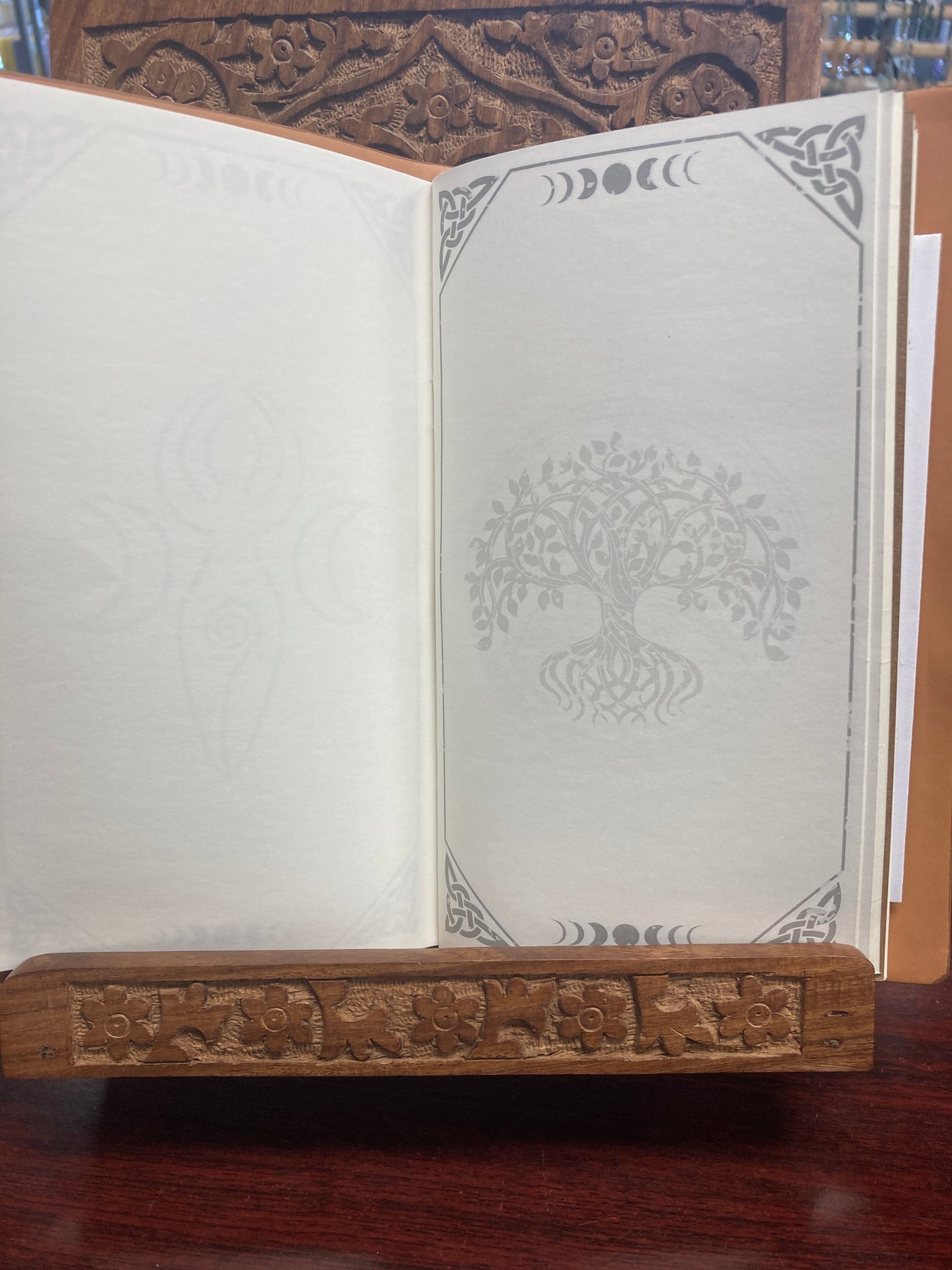 Tree Of Life Journal w/Crystal Leather