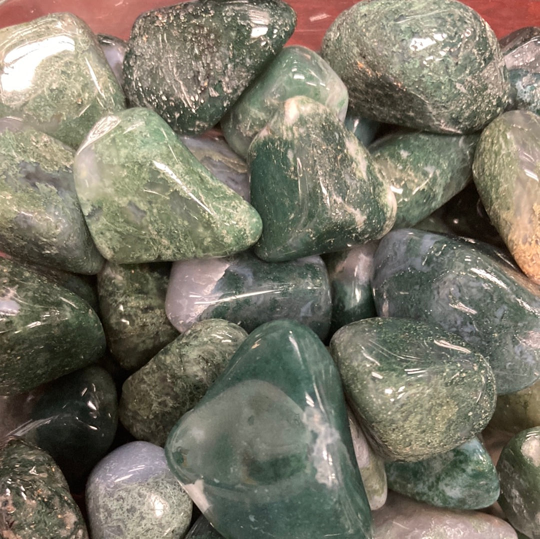 Dark Green Jasper Tumbled .75