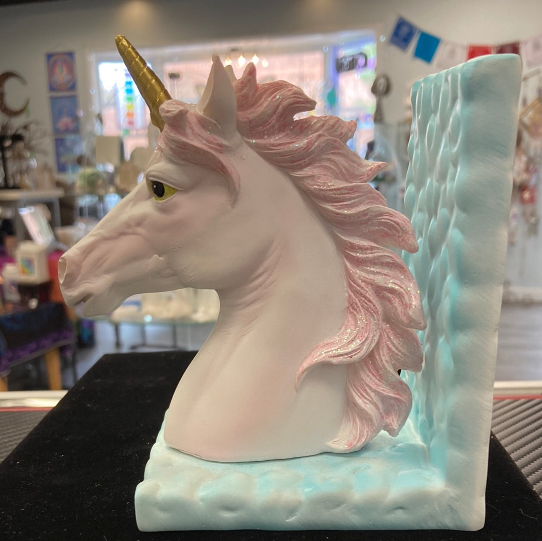 Magical Unicorn Bookends