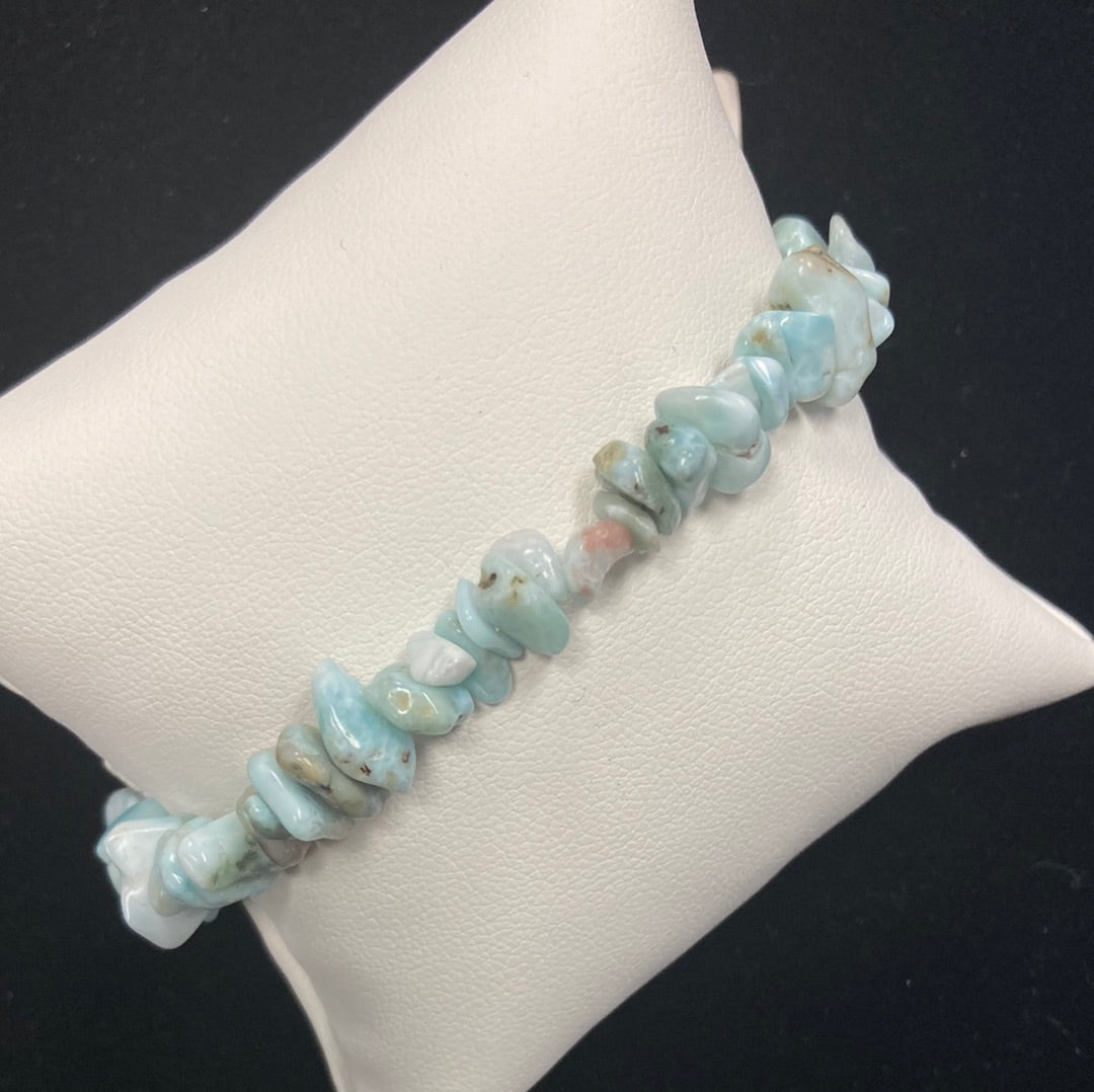 Larimar Chip Bracelets