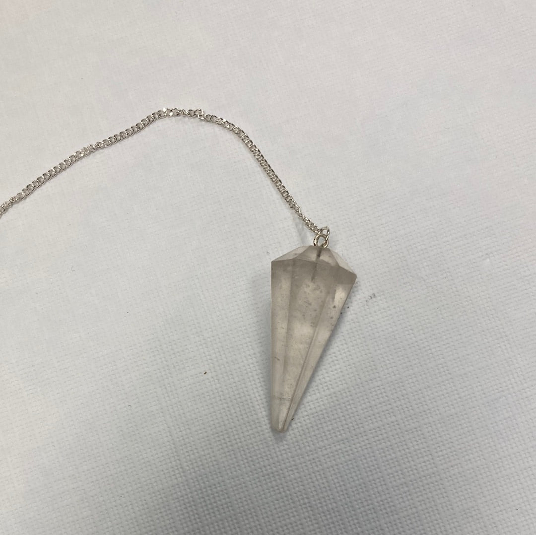 Clear Quartz Pendulum