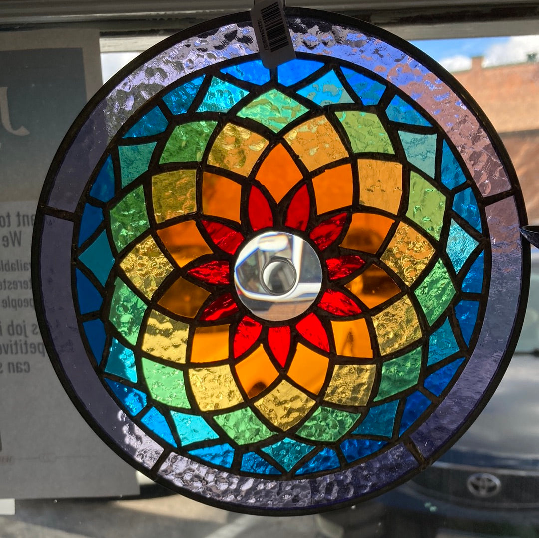 Chakra Lotus Mandala - Stained Glass