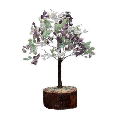 Amethyst&  Green Aventurine Gem Tree Natural Crystal 8-8.5"