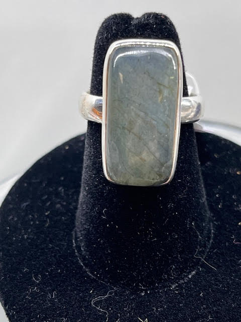 7-Labradorite Sterling Silver Ring Size 7