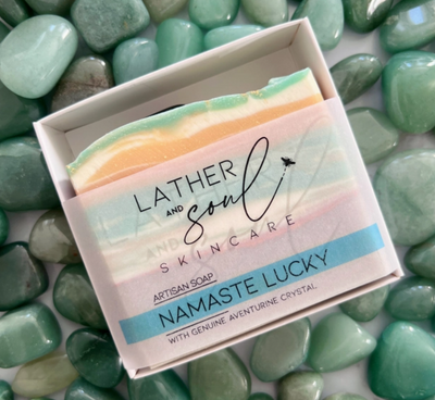 Lucky - Aventurine Namaste Crystal Soap