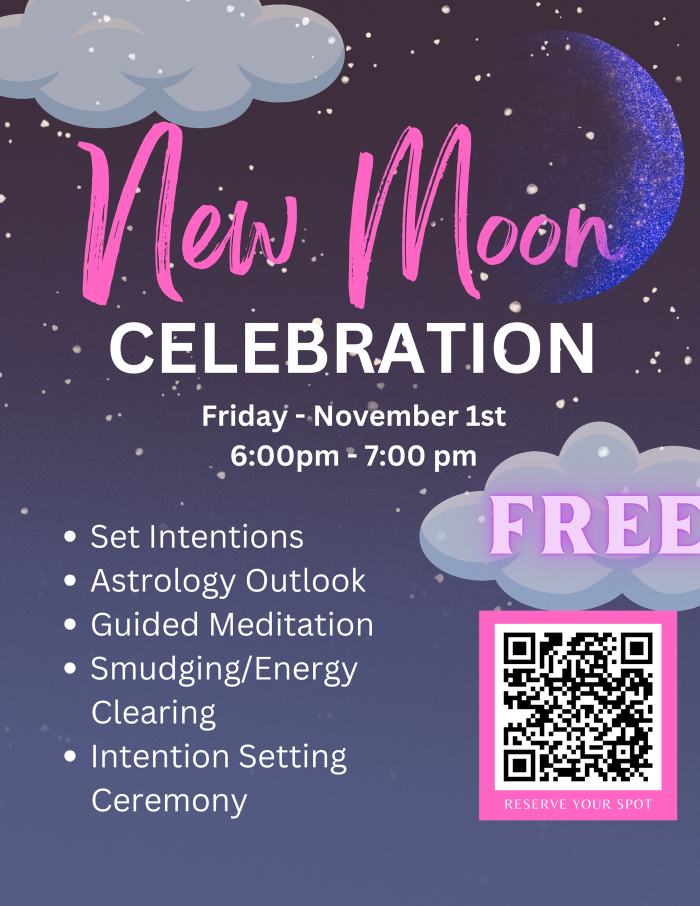 11/1 New Moon Celebration