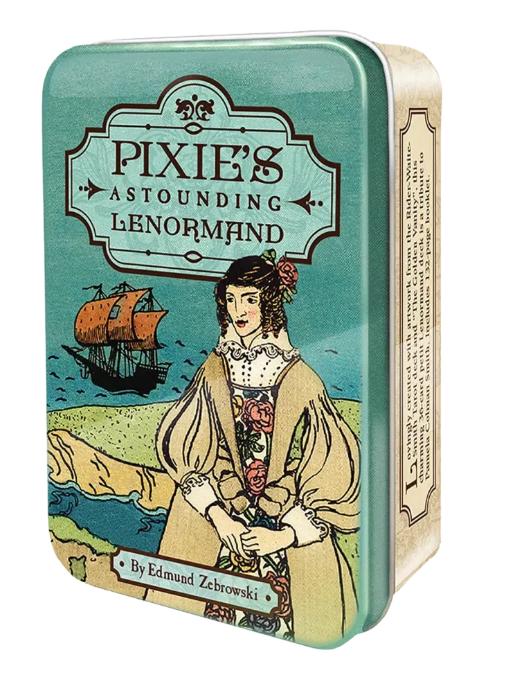 Pixie's Astounding Lenormand in a Tin 36 Cards