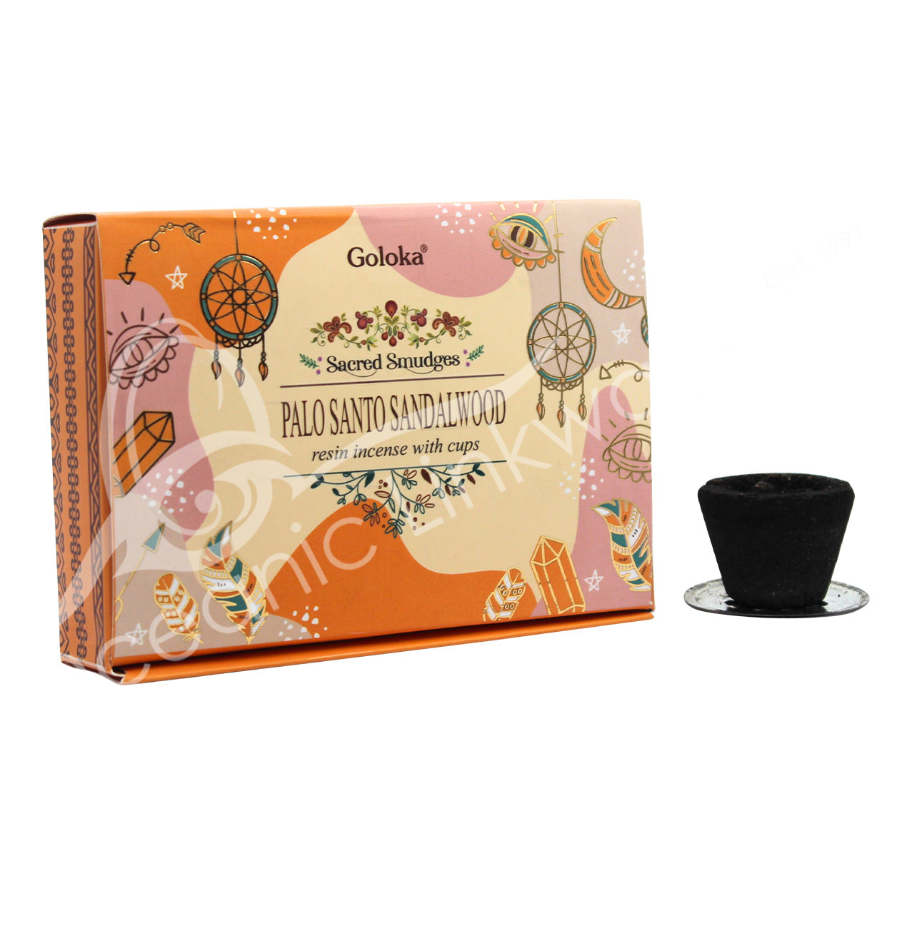 Palo Santo Resin Incense - Sambrani Cups (6 pieces)