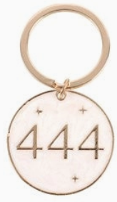 "444" Angel Number Numerology Keyring