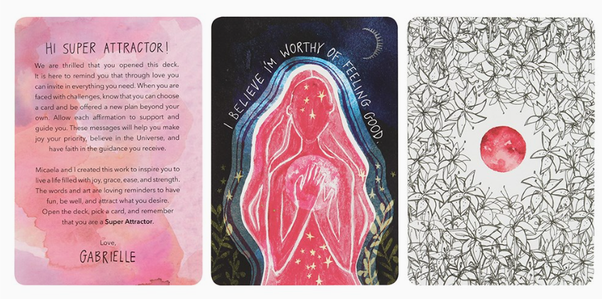 Super Attractor Oracle Cards by Gabrielle Bernstein 52 Card Deck