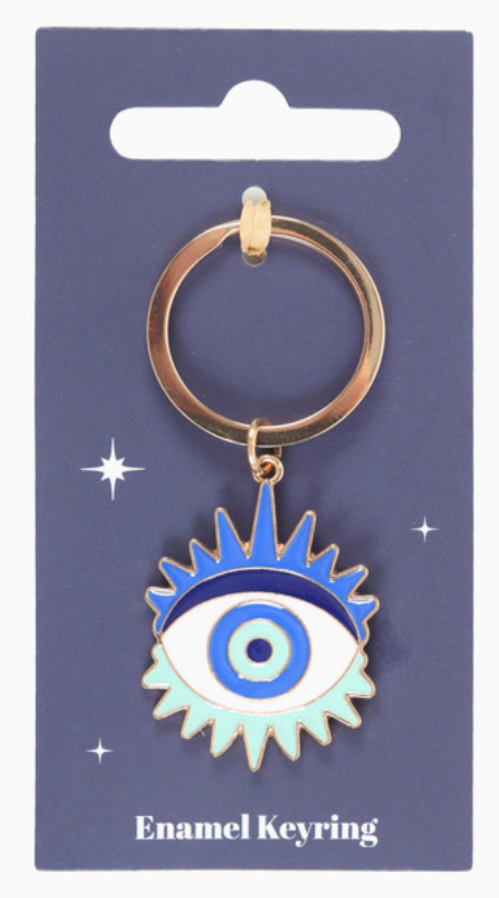 All Seeing Evil Eye Enamel Keyring