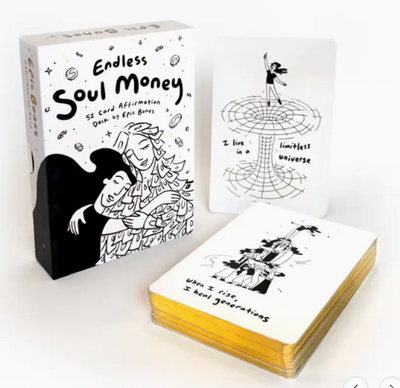 Endless Soul Money Manifestation Affirmation / Oracle Deck by Epic Bones 52 cards