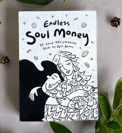Endless Soul Money Manifestation Affirmation / Oracle Deck by Epic Bones 52 cards