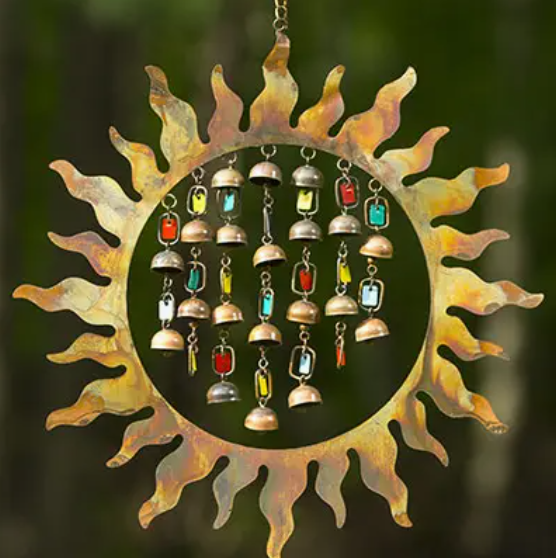 Sun Multi-color Windchime