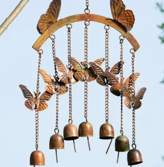 Butterflies Windchime Flamed