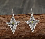 Dragonfly Vintage Style Drop Earrings