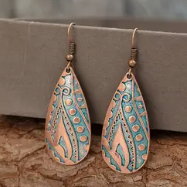 Boho-Chic Vintage Alloy Dangle Drop Earrings