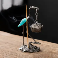 Elegant Crane Incense/Cone Burner
