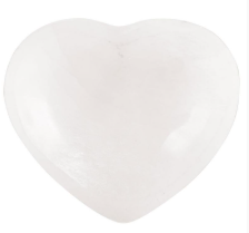 2.75" Heart Trinket Dish Charging Cleansing Selenite Carved