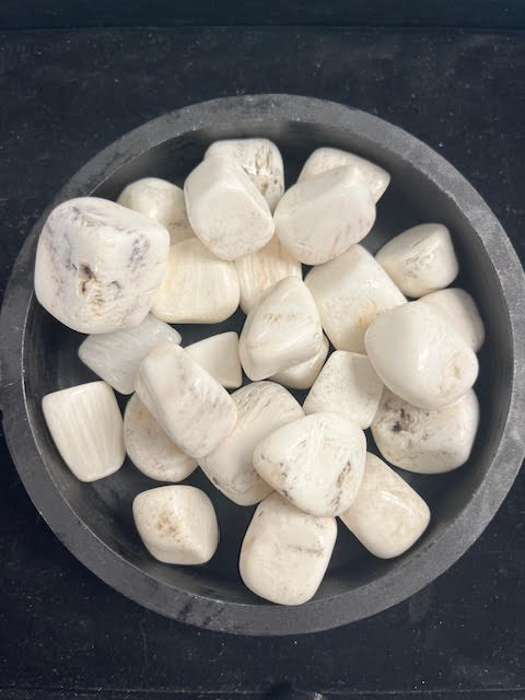 White Scolecite - Tumbled