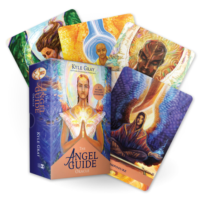 The Angel Guide Oracle Cards by Gray, Kyle 44 Card Deck & Guidebook